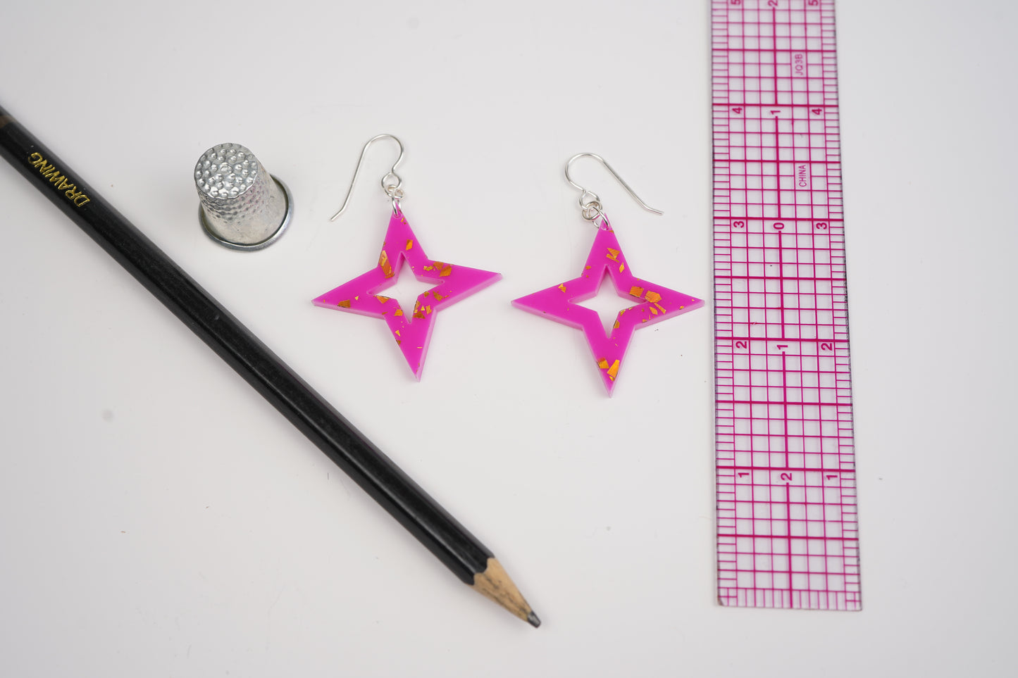 Pointed Star earrings