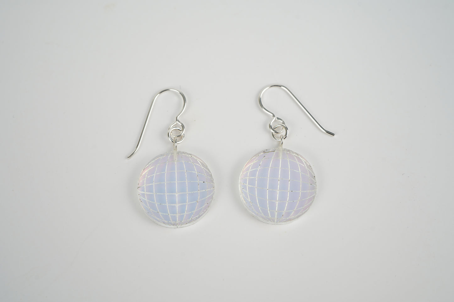 Disco Dangle Earrings-Iridescent