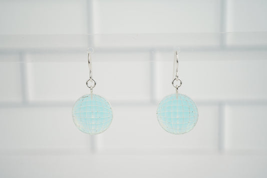 Disco Dangle Earrings-Iridescent