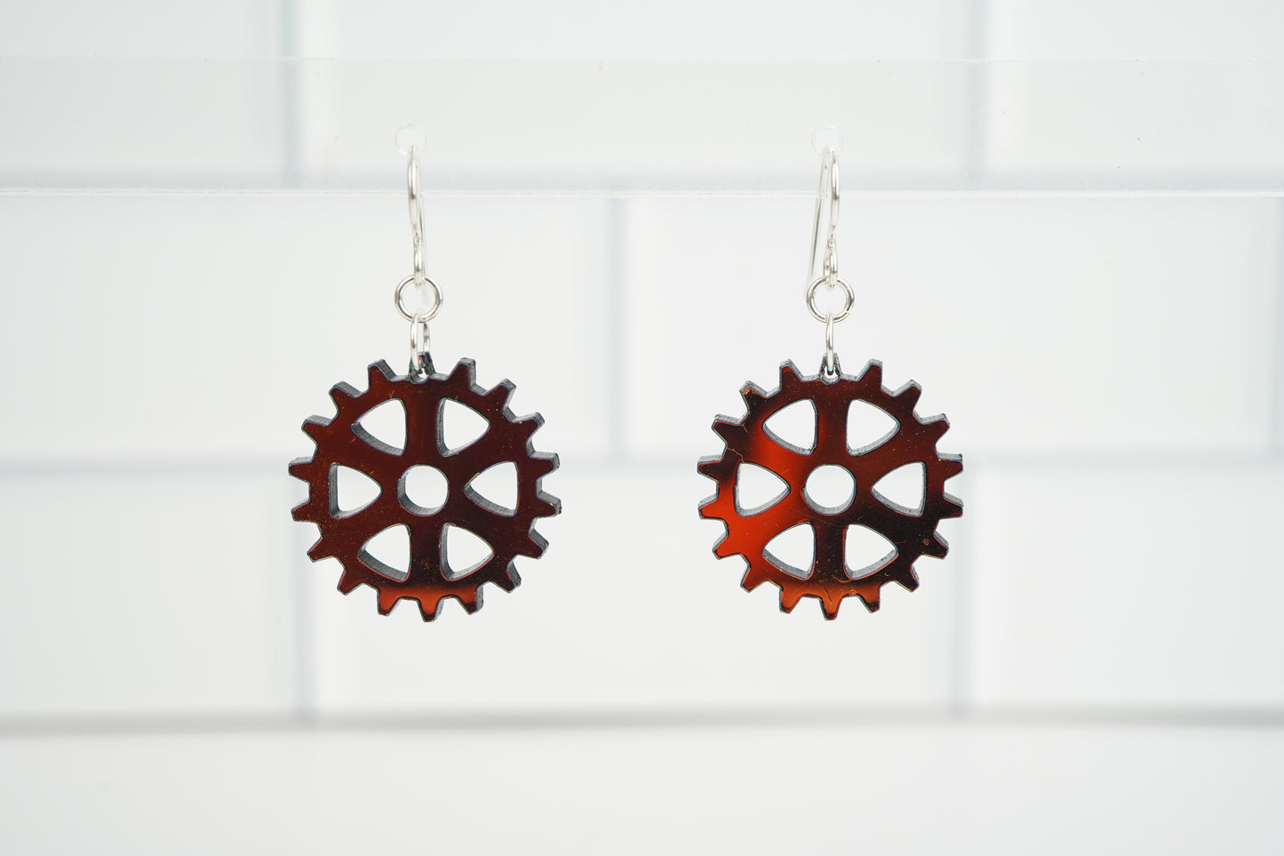 Gear Dangle Earrings