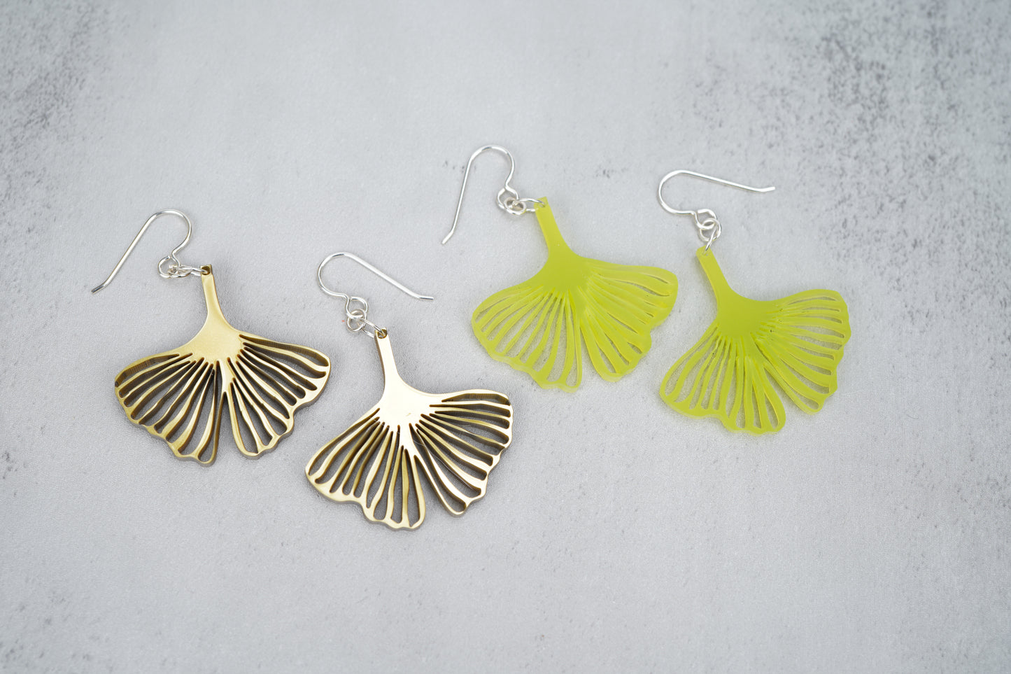 Ginkgo Leaf Earrings