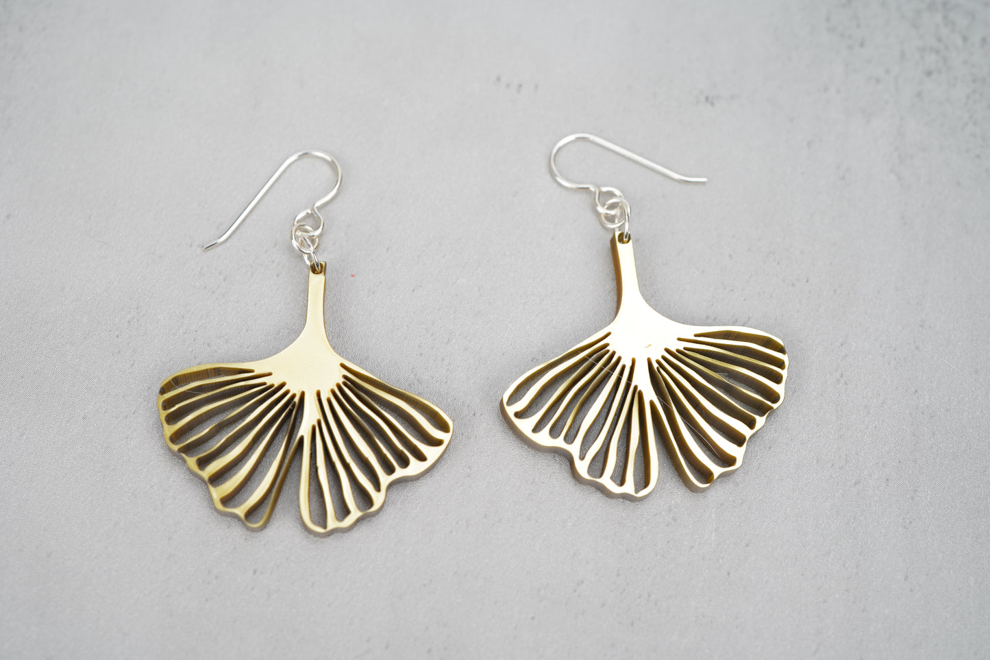 Ginkgo Leaf Earrings