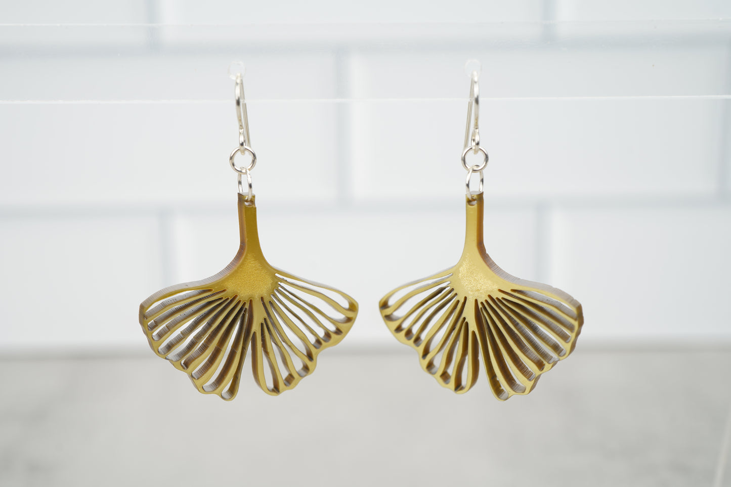 Ginkgo Leaf Earrings