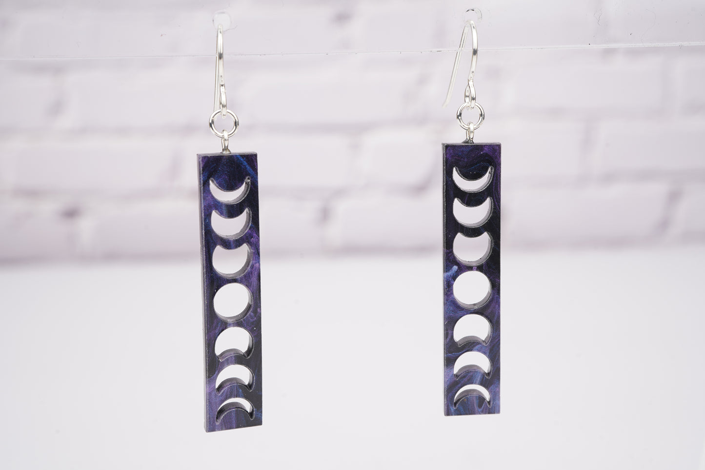 Moon Phase Dangle Earrings